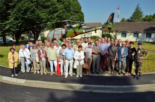 1139 - Visite du 5ème RHC à PAU (suite)