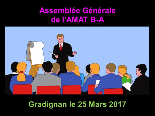 1518 - Assemblée Générale Ordinaire le 25 Mars 2017 à Gradignan