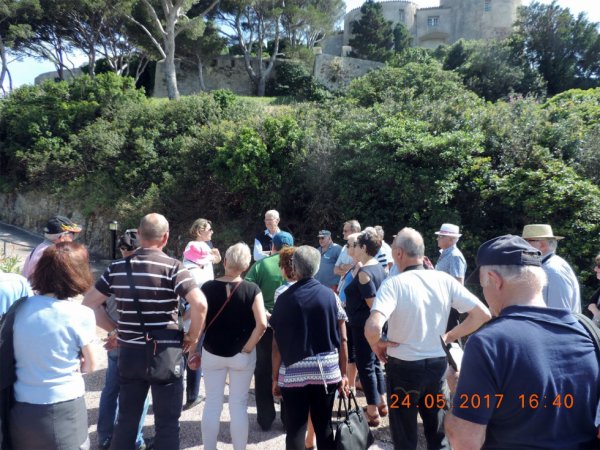 1560 - AGO ANAMAT 2017 (suite) - Visite du Fort de Brégançon le 24 mai