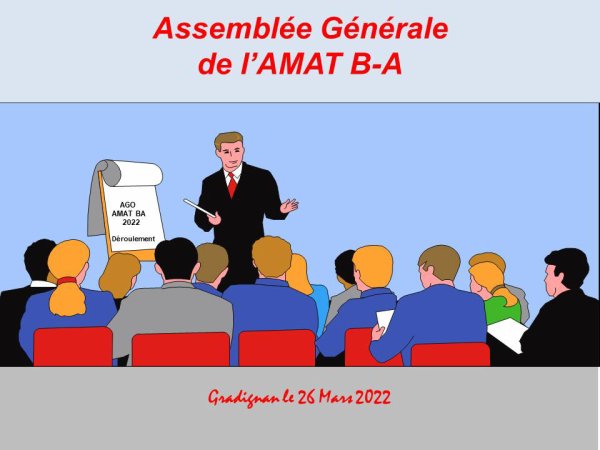 1949 - Assemblée Générale Ordinaire de l'AMAT B-A à Gradignan le 26.03.2022.