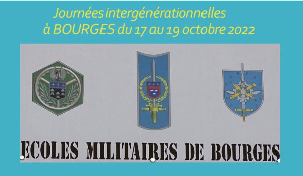 2015 - Journées intergénérationnelles à Bourges du 17 au 19.10.2022