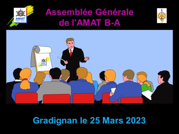 2110- Assemblée Générale Ordinaire de l'AMAT B-A à Gradignan le 25.03.2023